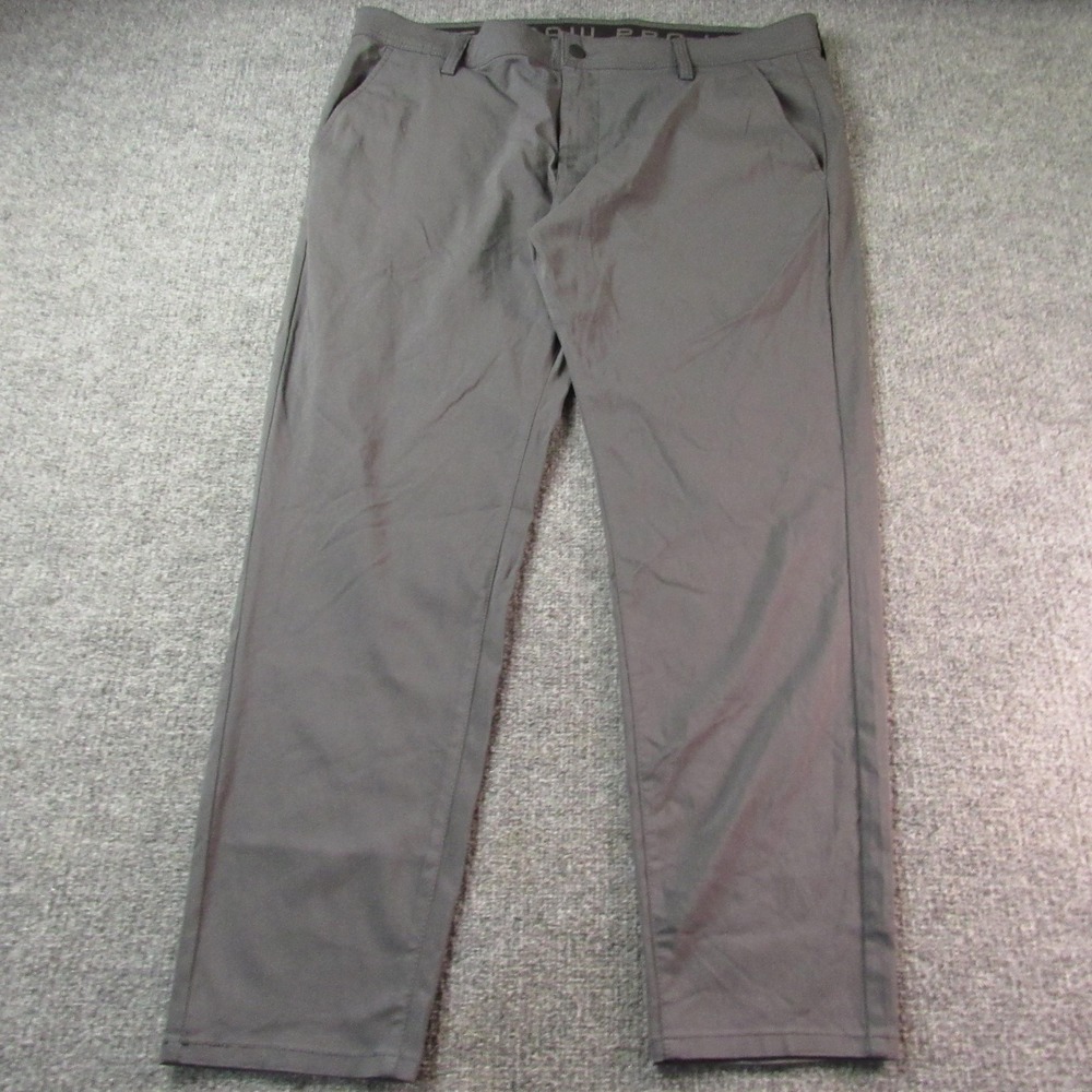 Projek Raw Pants Mens 40x30β Gray Classic Fit Streetwear Slacks Stretch Urban